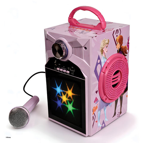 Disney Frozen LED Karaoke Speaker With Microphone
