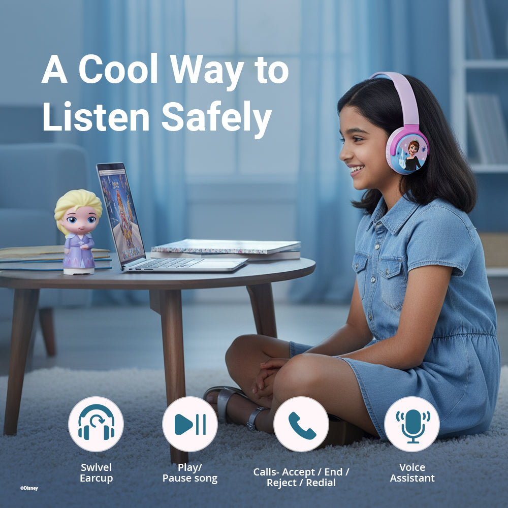 Disney Frozen Bluetooth Headphones with Mood Light Gift Set