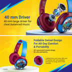 Marvel Avengers Bluetooth Headphones with Swivel Cups