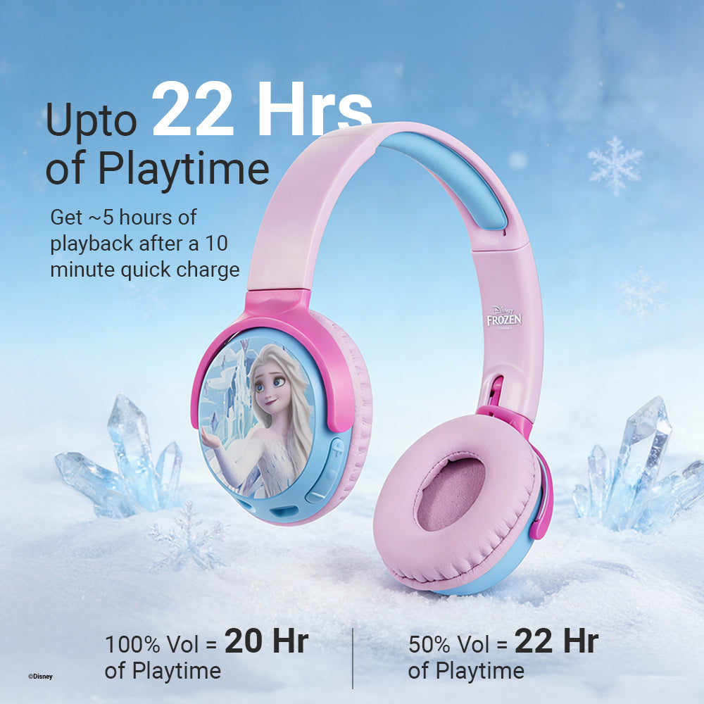 Disney Frozen Bluetooth Headphones with Swivel Cups