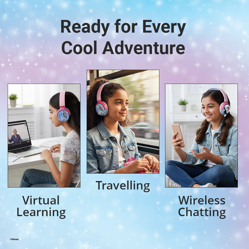 Disney Frozen Bluetooth Headphones with Swivel Cups