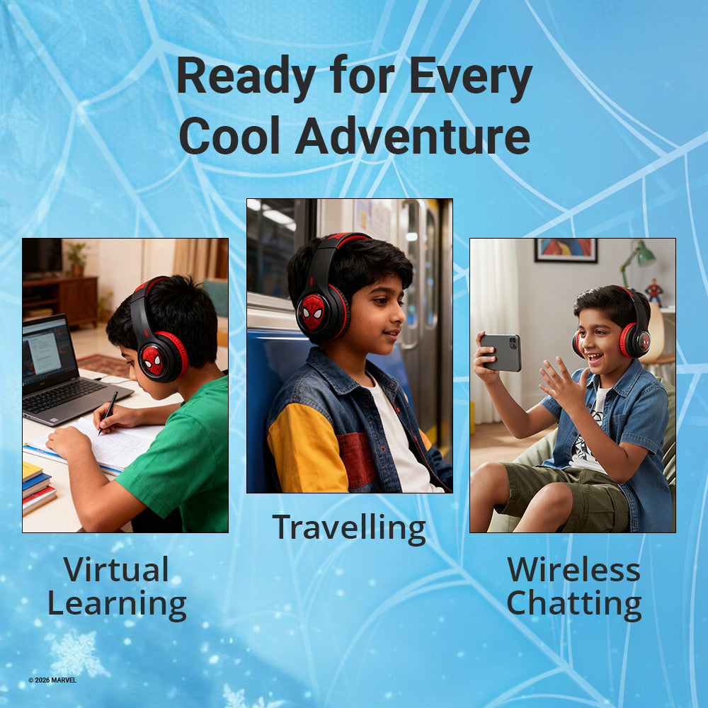 Marvel Spider-Man 3D Bluetooth Headphones