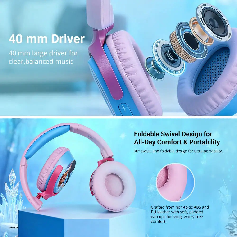 Disney Frozen Bluetooth Headphones with Swivel Cups - ANT