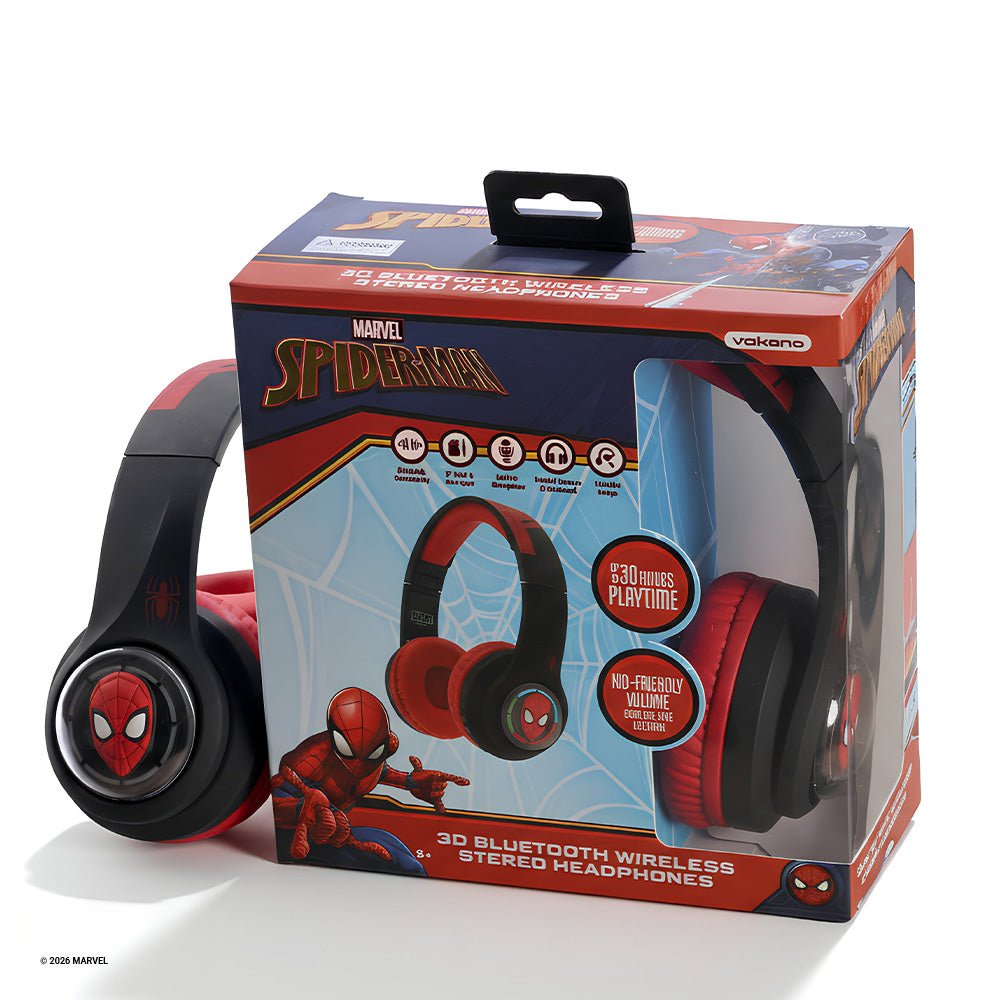 Marvel Spider-Man 3D Bluetooth Headphones - ANT
