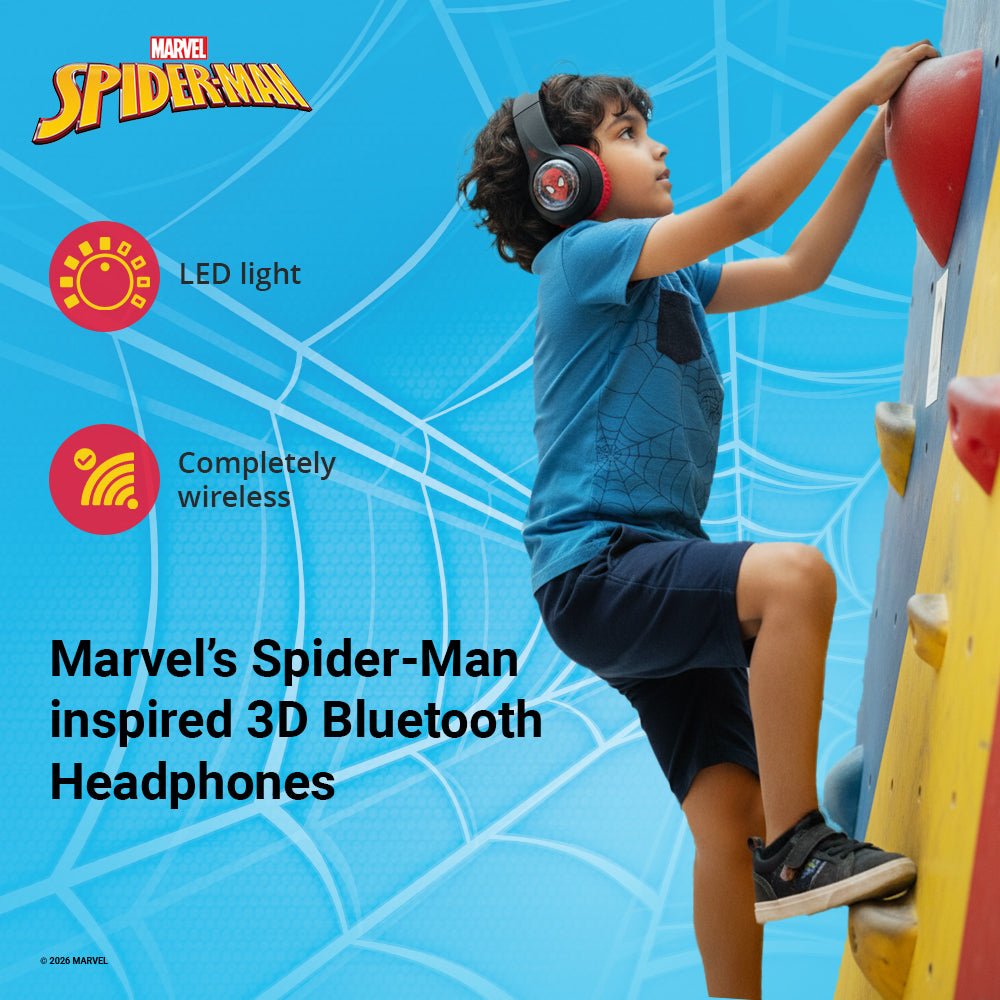 Marvel Spider-Man 3D Bluetooth Headphones - ANT
