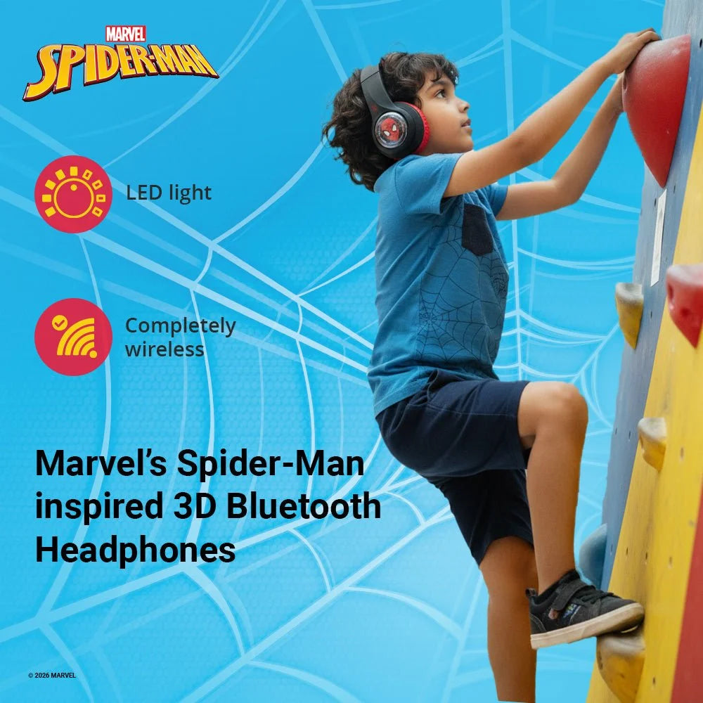Marvel Spider-Man 3D Bluetooth Headphones