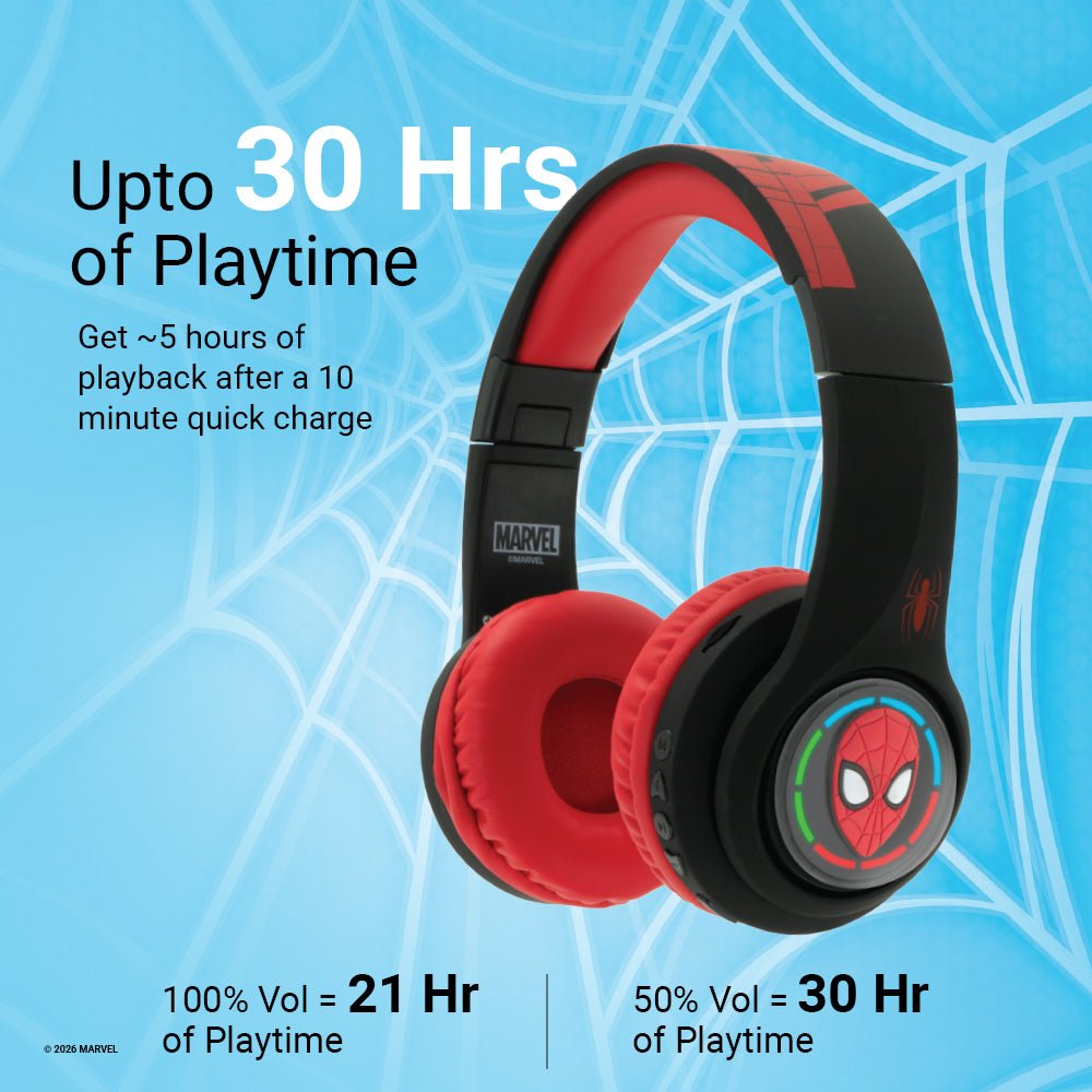 Marvel Spider-Man 3D Bluetooth Headphones - ANT